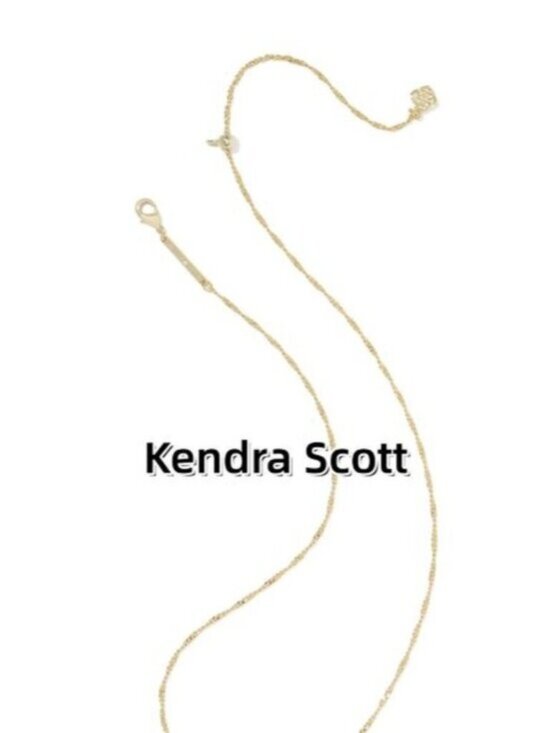 Haley Bow Gold Short Pendant Necklace - Picture 3 of 5